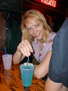 The infamous AMF...this is me and my last drink for the night at Matt's Saloon on Whiskey Row