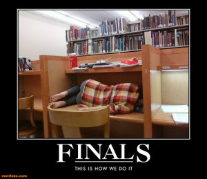 Even if you are sleeping in the library.....