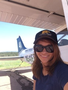 Me in front of our competition Cessna aircraft