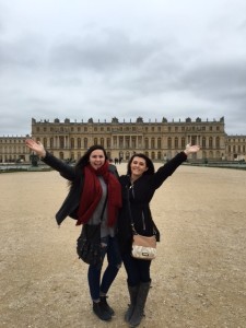 Here's a new friend and I on a school trip to Versailles! 
